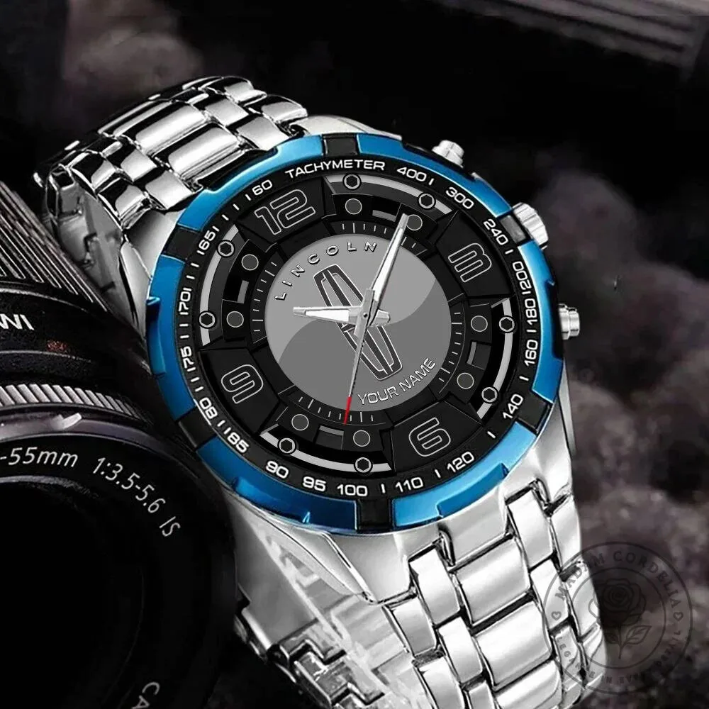Lincoln Motor Company Elegant Fashion Watch with Custom Name Design 14 Lincoln Motor Company Elegant Fashion Watch with Custom Name Design