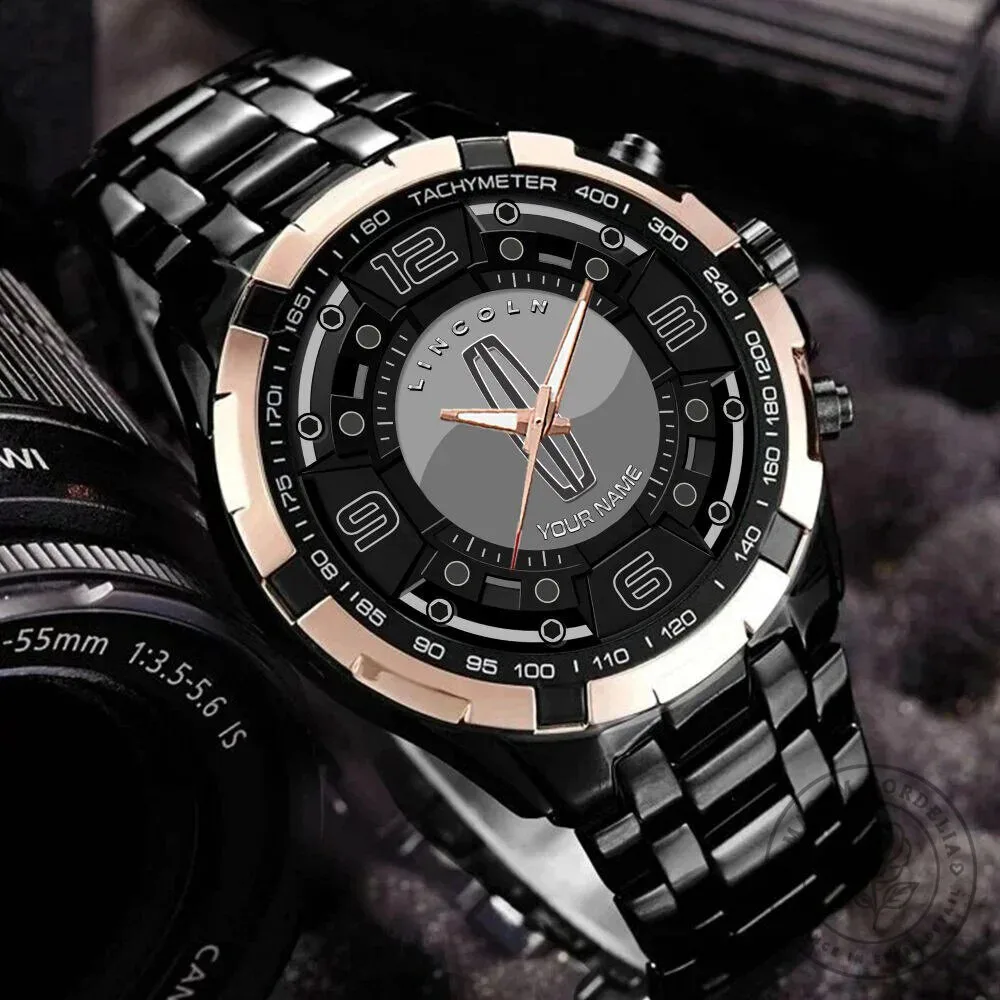 Lincoln Motor Company Elegant Fashion Watch with Custom Name Design 15 Lincoln Motor Company Elegant Fashion Watch with Custom Name Design