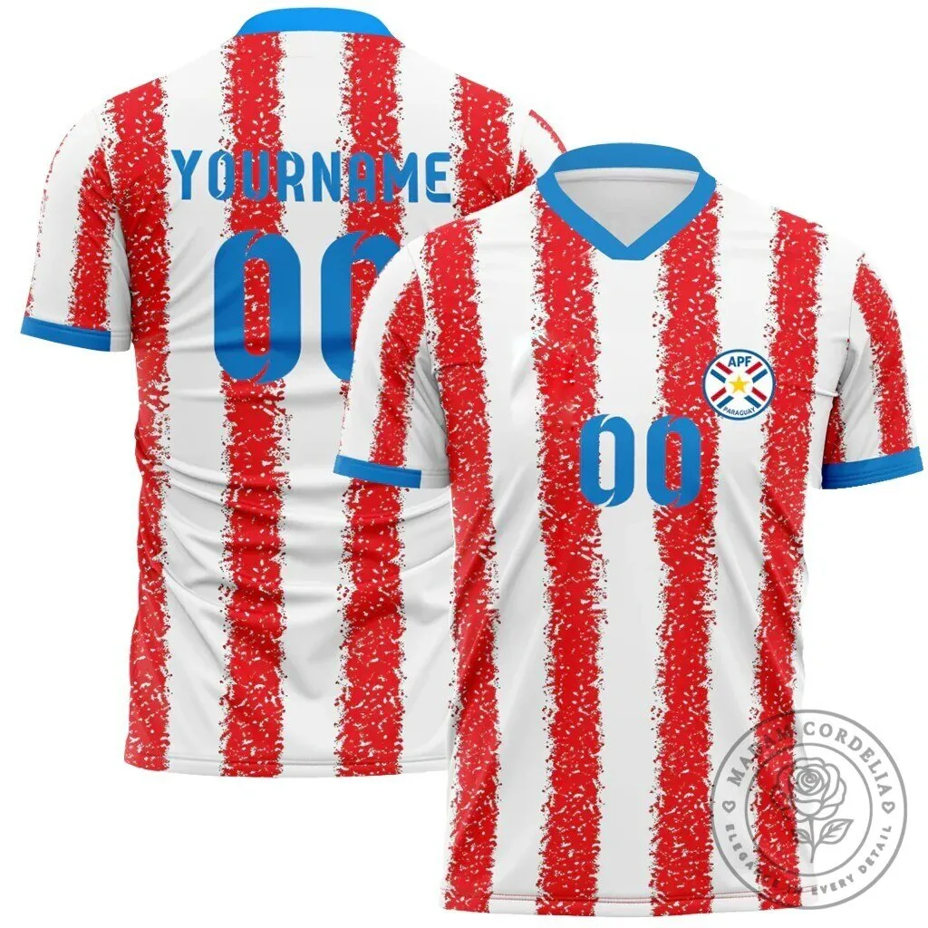 Paraguay National Football Team World Cup 2026 Soccer Jersey