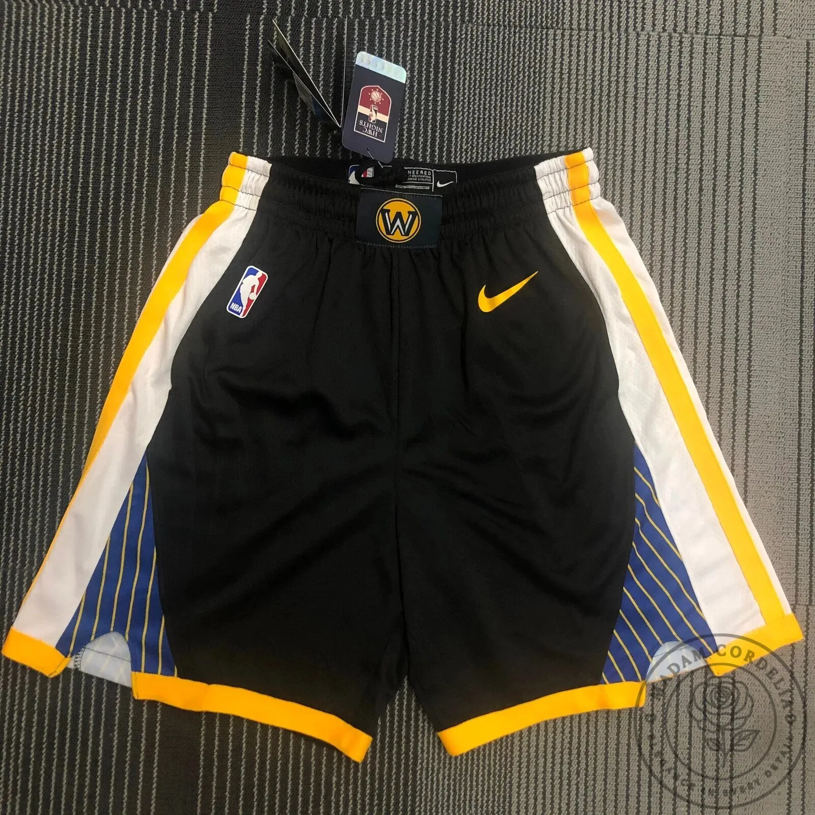 Golden State Warriors Statement Edition Black Basketball Shorts