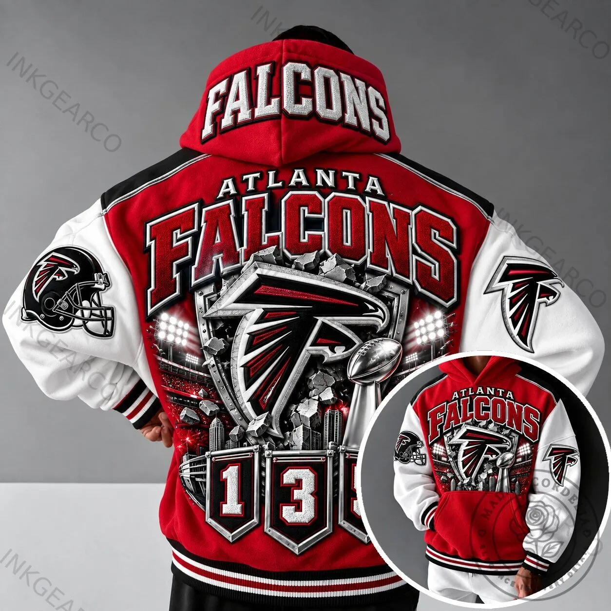 Atlanta Falcons Football Team Super Bowl LIII Champions Fan Art Hoodie 2 Atlanta Falcons Football Team Super Bowl LIII Champions Fan Art Hoodie