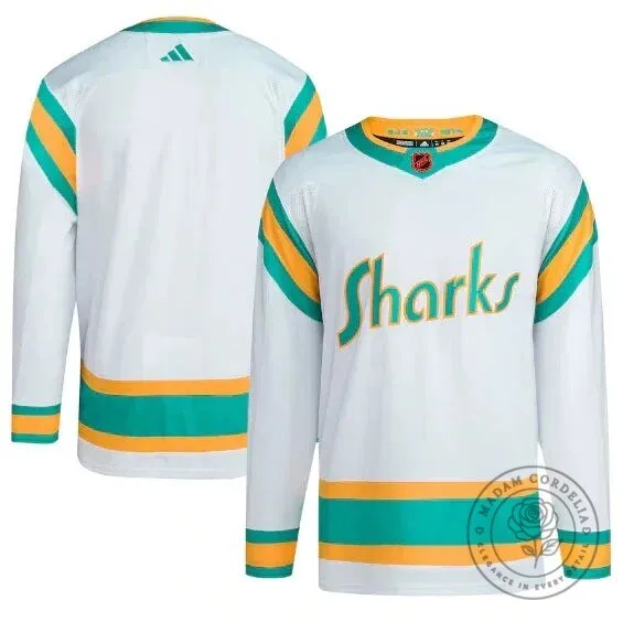 San Jose Sharks Reverse Retro 2.0 White Hockey Jersey