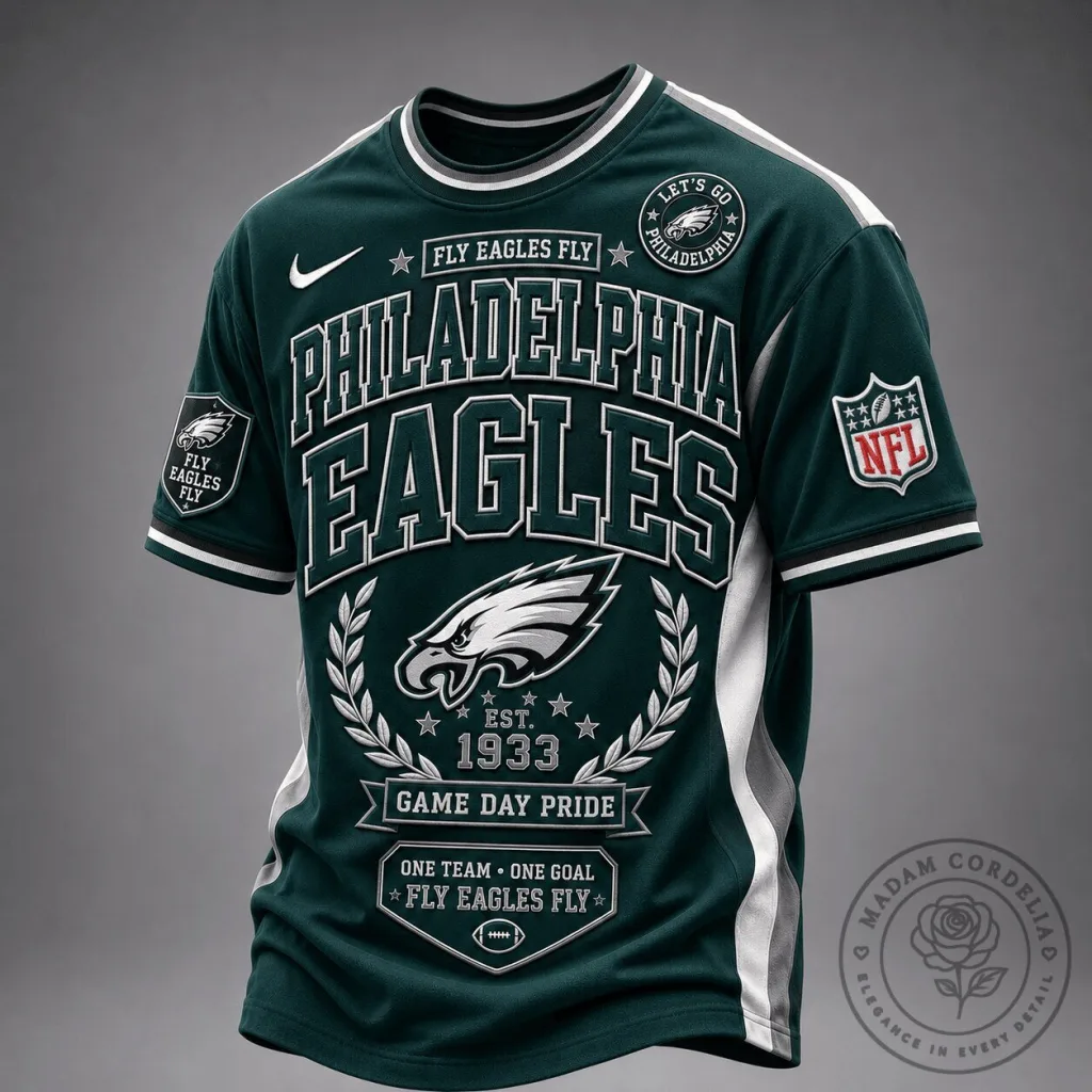 Philadelphia Eagles Football Fan Shirt Game Day Pride NFL Jersey