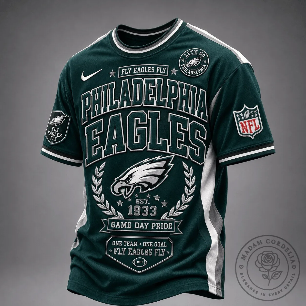 Philadelphia Eagles Football Fan Shirt Game Day Pride NFL Jersey