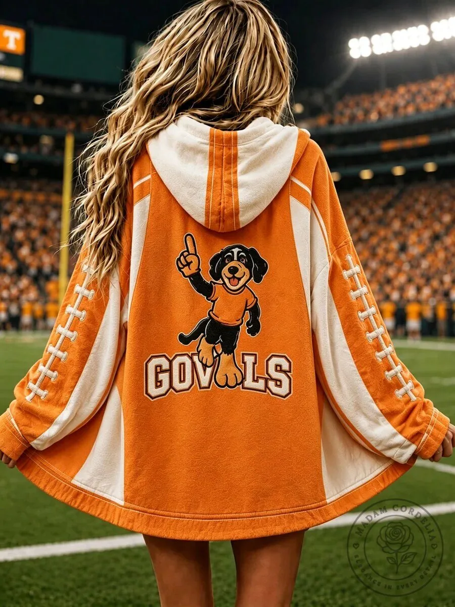 Tennessee Volunteers Smokey Mascot Football Hoodie for Women 5 Tennessee Volunteers Smokey Mascot Football Hoodie for Women