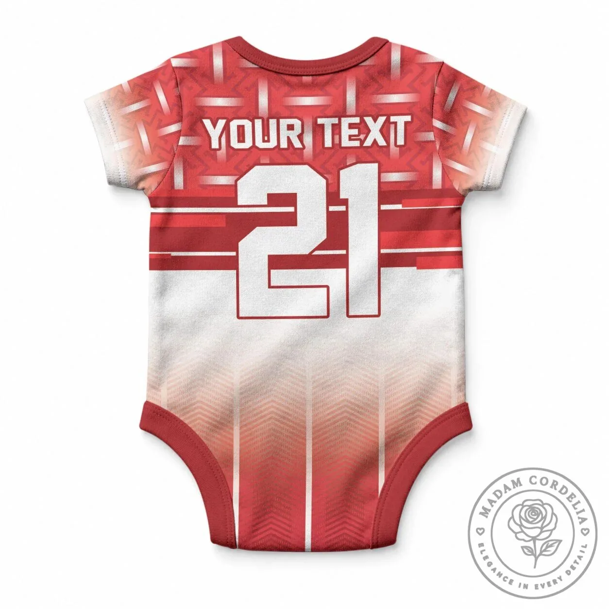 Morocco National Football Team 1994 Away Retro Red Baby Bodysuit 7 Morocco National Football Team 1994 Away Retro Red Baby Bodysuit