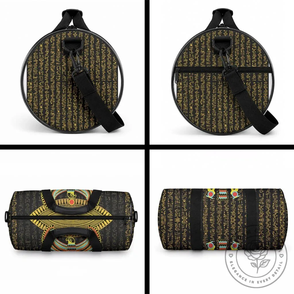 Ancient Egyptian Horus Falcon God Hieroglyphics Duffle Bag 11 Ancient Egyptian Horus Falcon God Hieroglyphics Duffle Bag