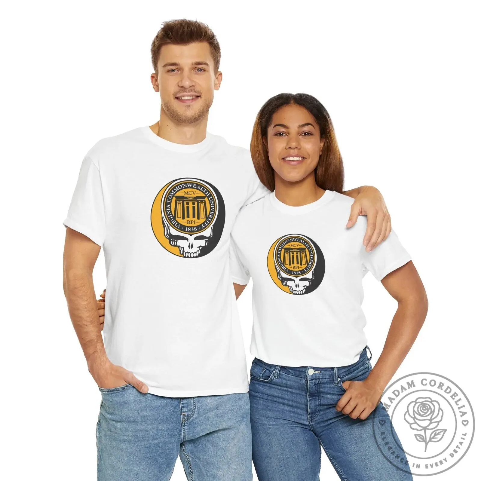 Virginia Commonwealth University Grateful Dead Stealie Skull T-Shirt