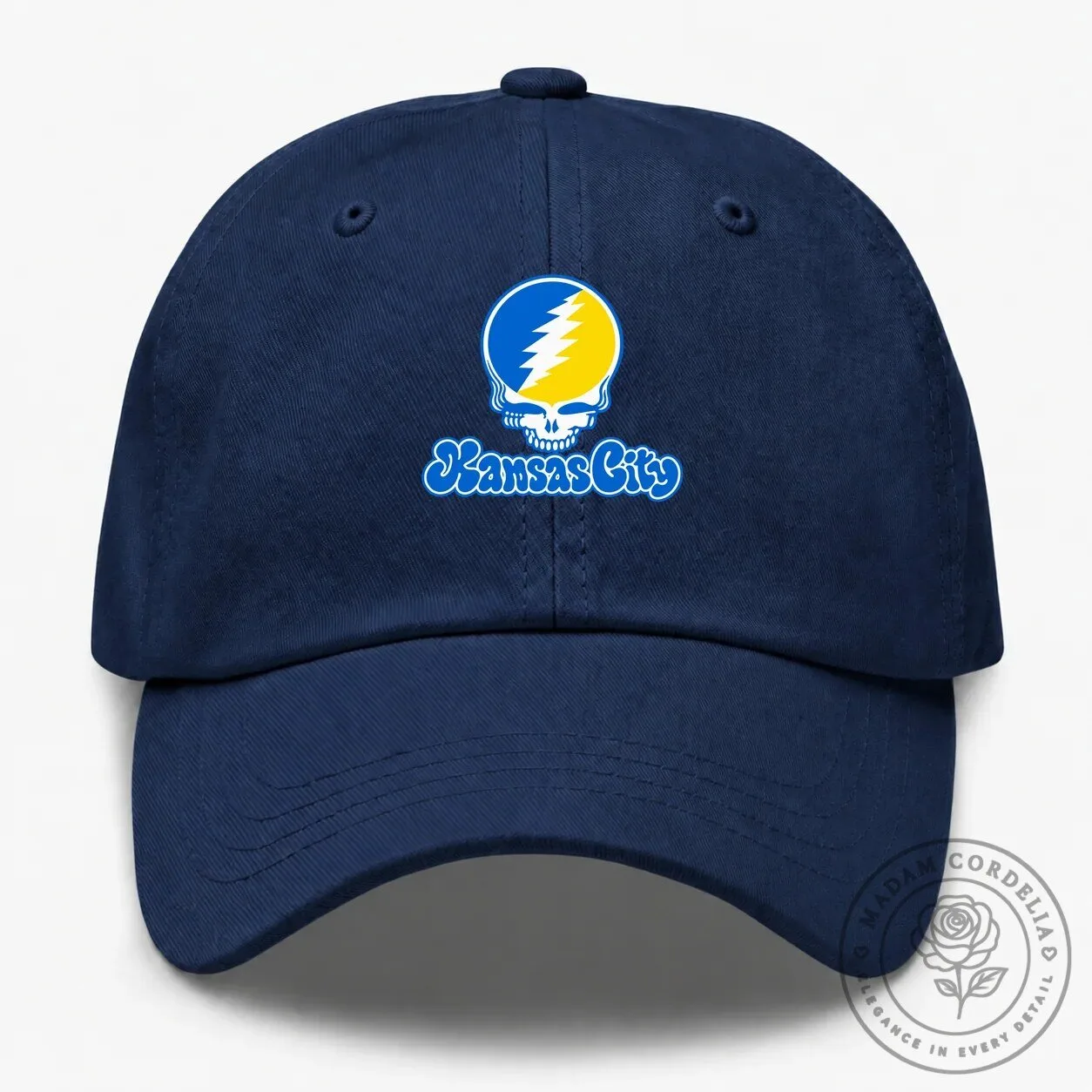 Kansas City Grateful Dead Steal Your Face Skull Embroidered Dad Hat 8 Kansas City Grateful Dead Steal Your Face Skull Embroidered Dad Hat
