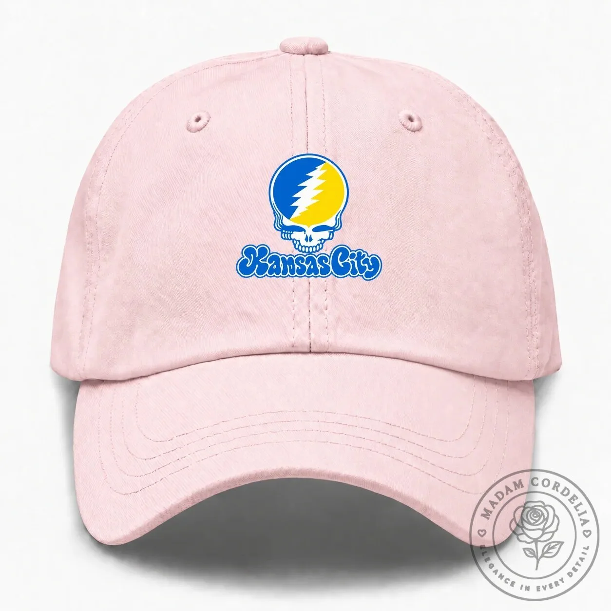 Kansas City Grateful Dead Steal Your Face Skull Embroidered Dad Hat 9 Kansas City Grateful Dead Steal Your Face Skull Embroidered Dad Hat
