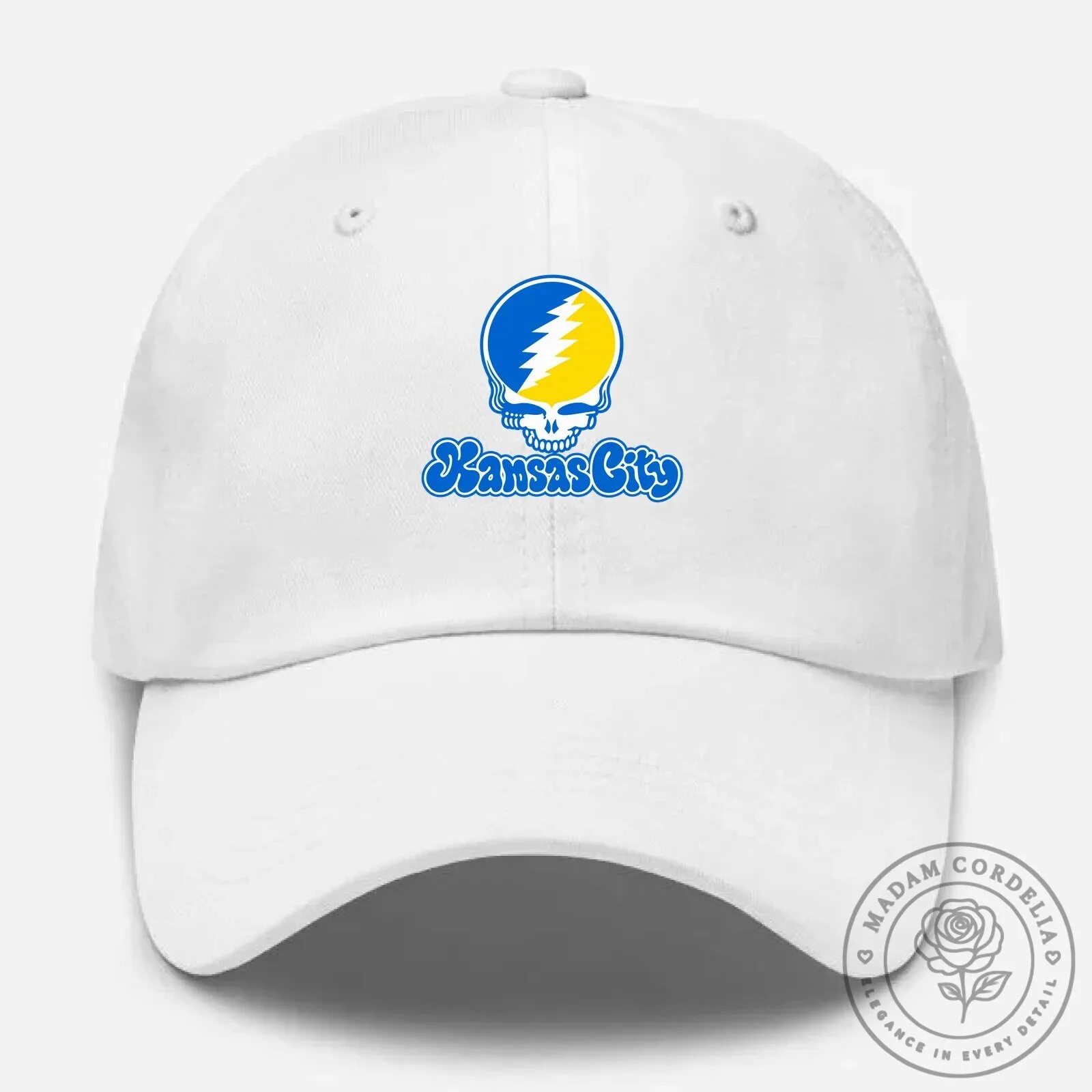 Kansas City Grateful Dead Steal Your Face Skull Embroidered Dad Hat 11 Kansas City Grateful Dead Steal Your Face Skull Embroidered Dad Hat
