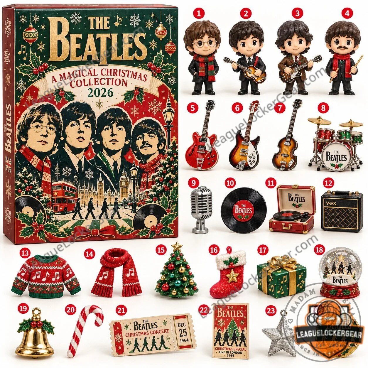 The Beatles Magical Christmas Collection 2026 Advent Calendar