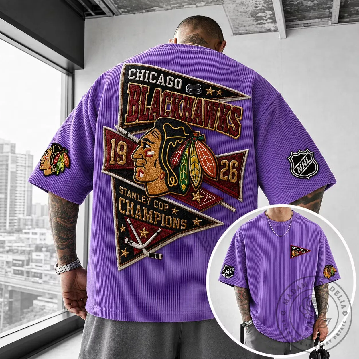 Chicago Blackhawks Stanley Cup Champions Ice Hockey T-Shirt